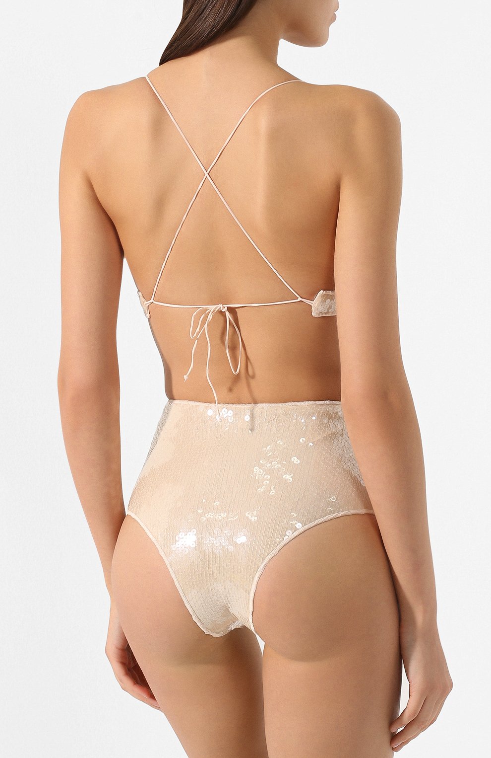 Раздельный купальник OSEREE, арт. AMS904/T0P HIGH WAISTED PAILLETTES, фото 3