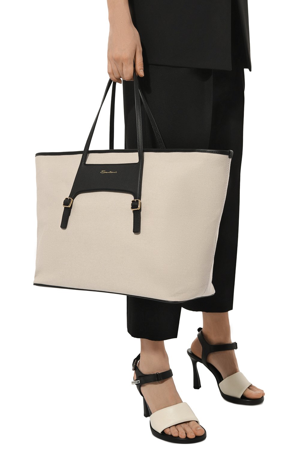 Сумка-тоут SANTONI, арт. DFBBA2330DB-HTZ7N01, фото 2