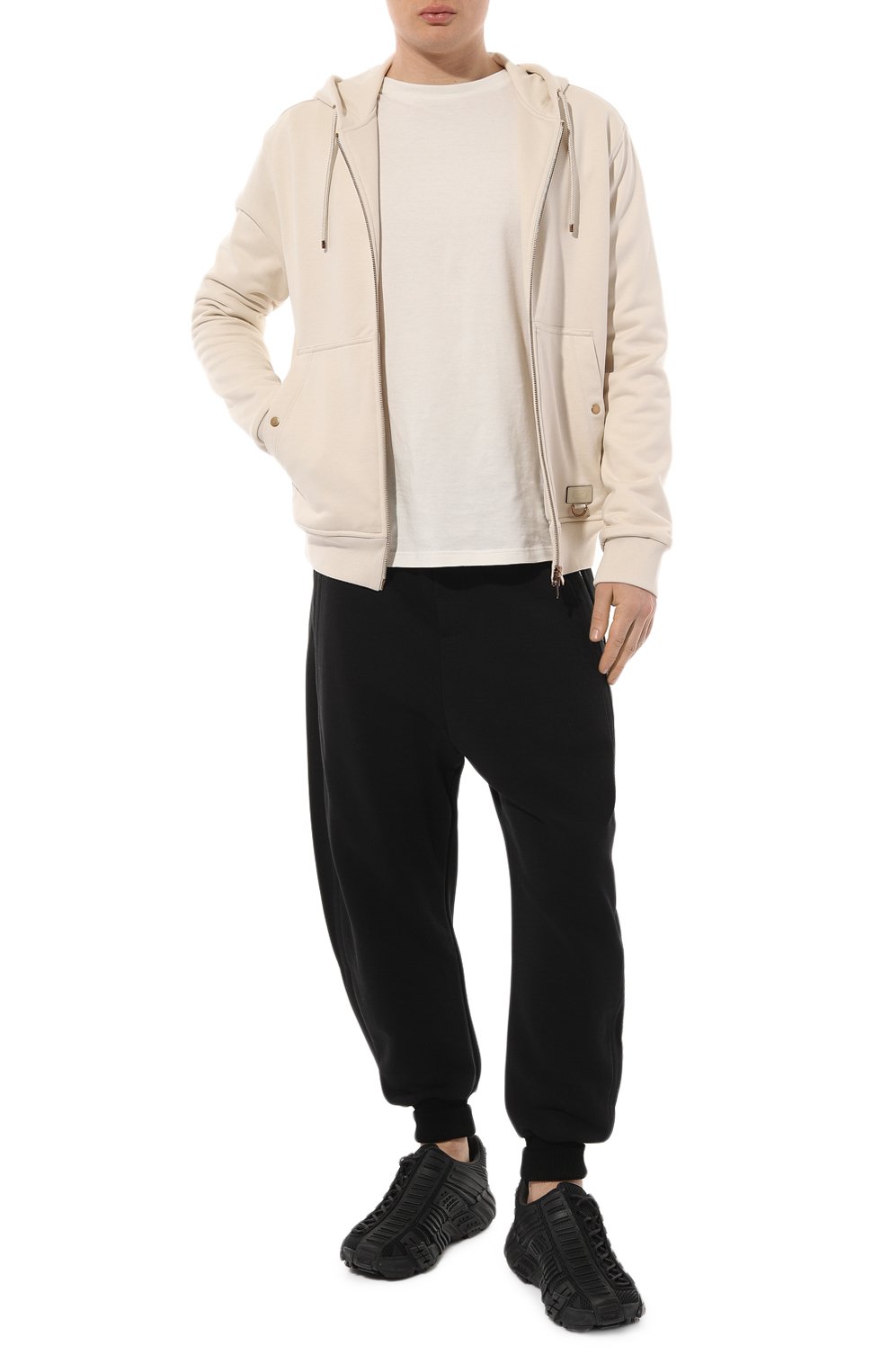 Толстовка из хлопка и шелка AGNONA, арт. TN06U1E/Y2054E, фото 2