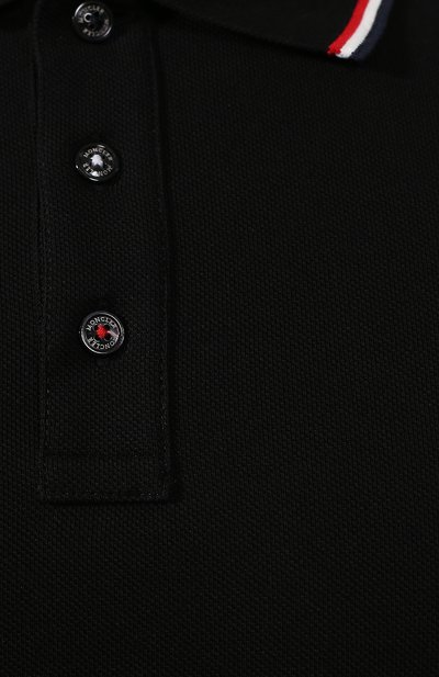 Хлопковое поло MONCLER, арт. E1-091-83456-00-84556, фото 5