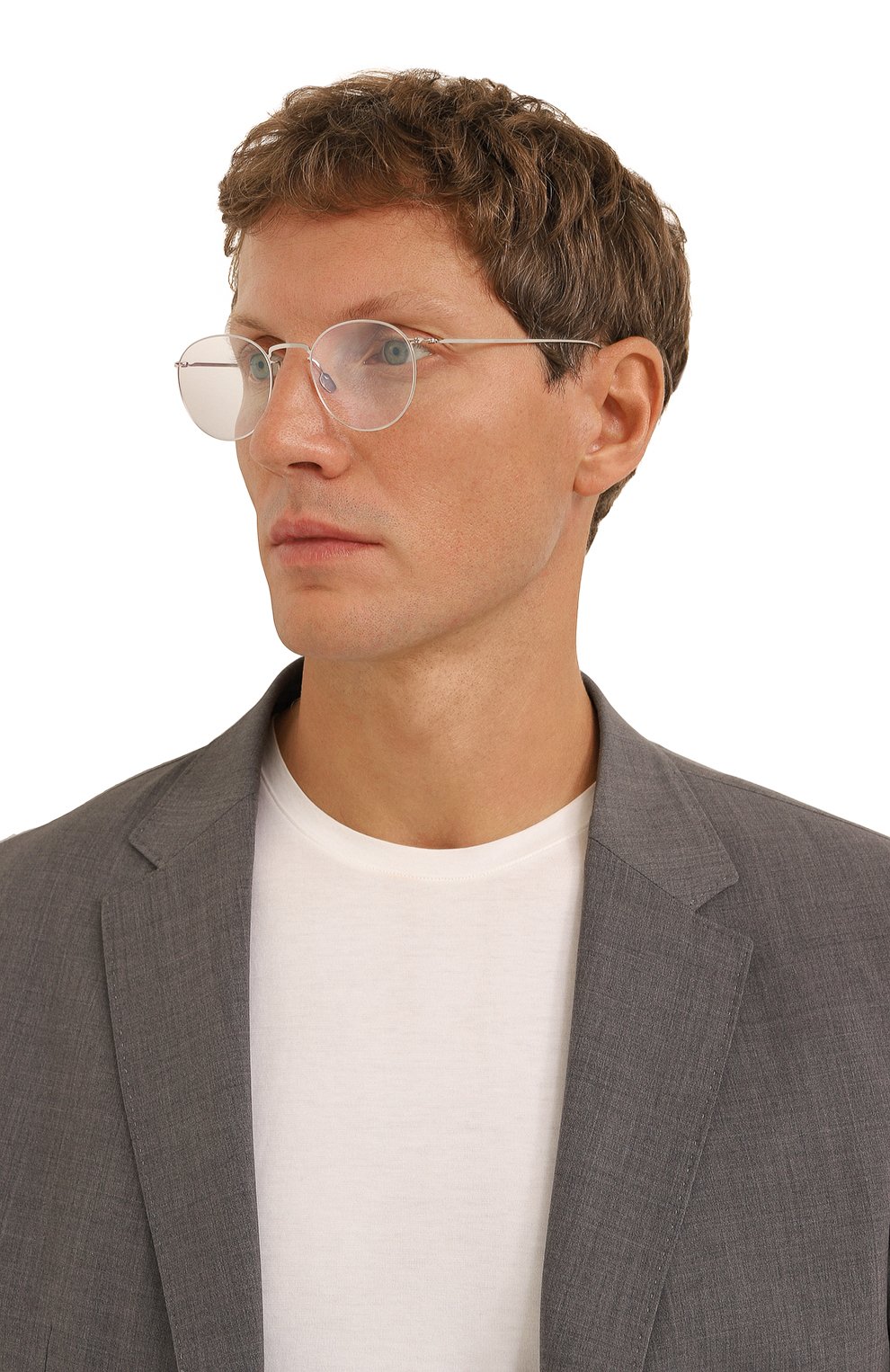 Оправа HAFFMANS NEUMEISTER серебряного цвета по цене 45900 руб., арт. LISTING SILVER, фото 3 Оправа HAFFMANS NEUMEISTER, арт. LISTING SILVER, фото 3