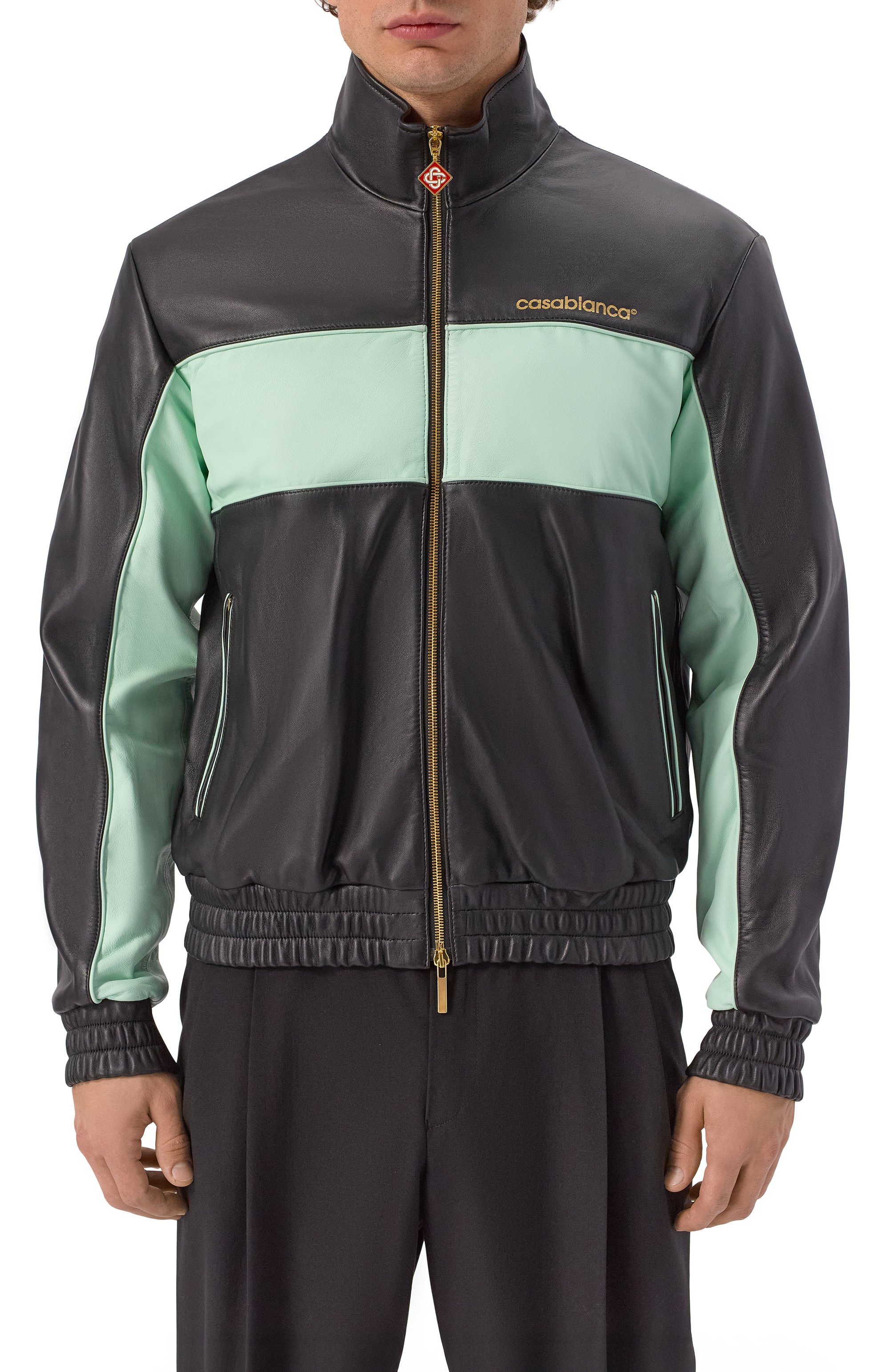 Кожаный бомбер CASABLANCA, арт. MPF25-JK-382-01, фото 3