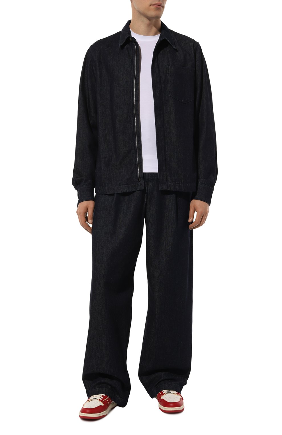 Кожаные кеды collegiate skel-top AMIRI, арт. AMF0SR1030, фото 2