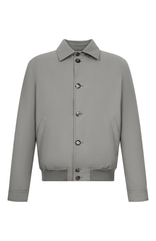 Хлопковый бомбер Brunello Cucinelli MY4196407 Зелёный MY4196407