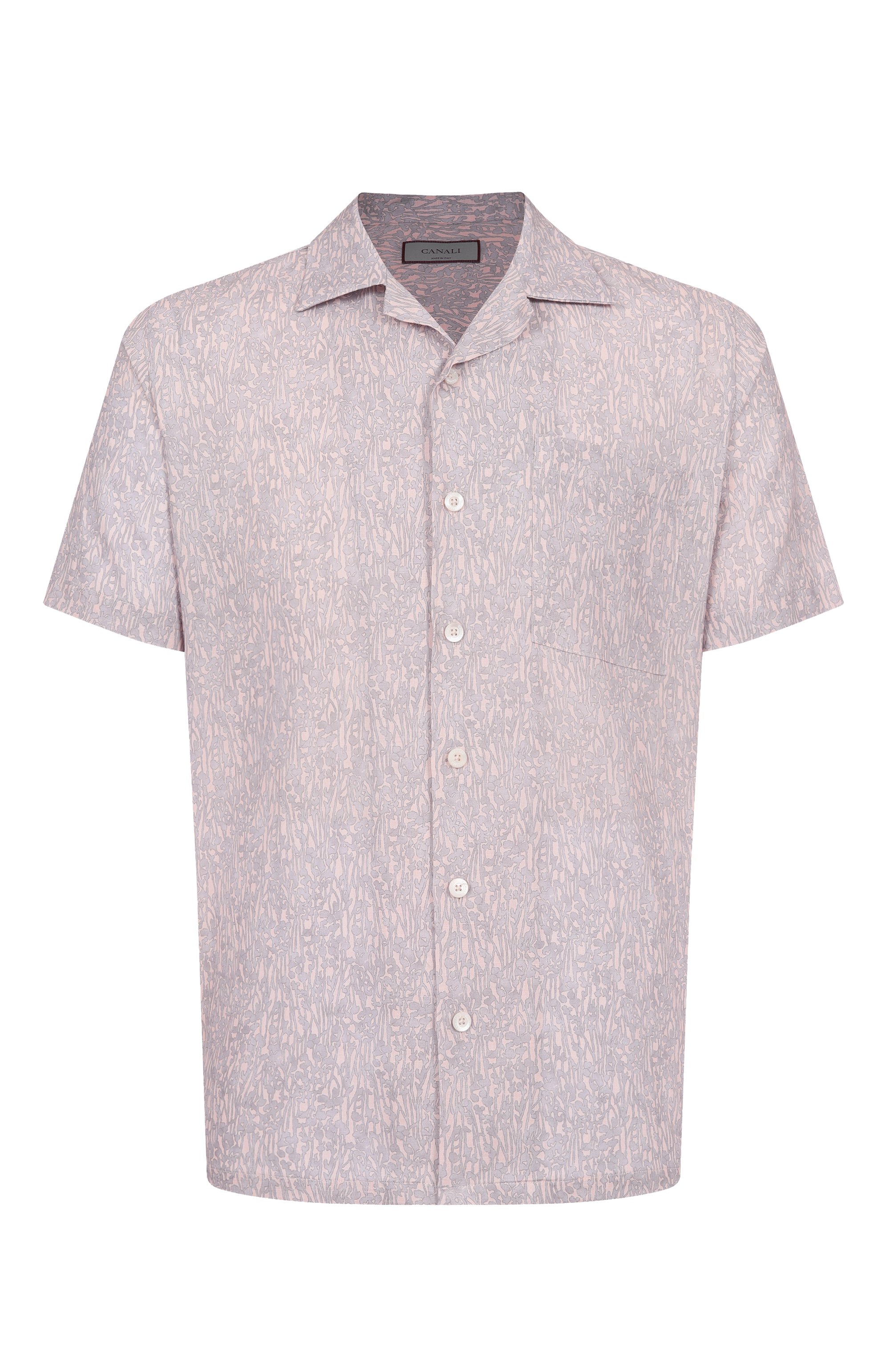 Рубашка из хлопка и льна CANALI, арт. CSM3055/GL03520, фото 1