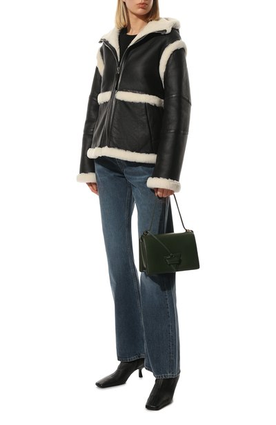 Дубленка HELMUT LANG черного цвета по цене 207000 руб., арт. L09HW401, фото 2 Дубленка HELMUT LANG, арт. L09HW401, фото 2