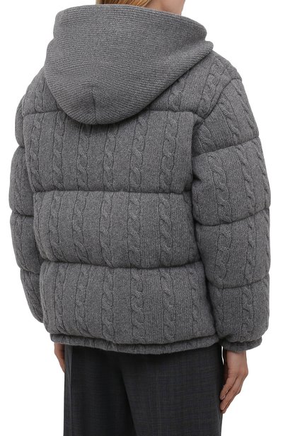 Пуховик из шерсти и кашемира MIU MIU, арт. ML725-1ZHW-F0031, фото 4