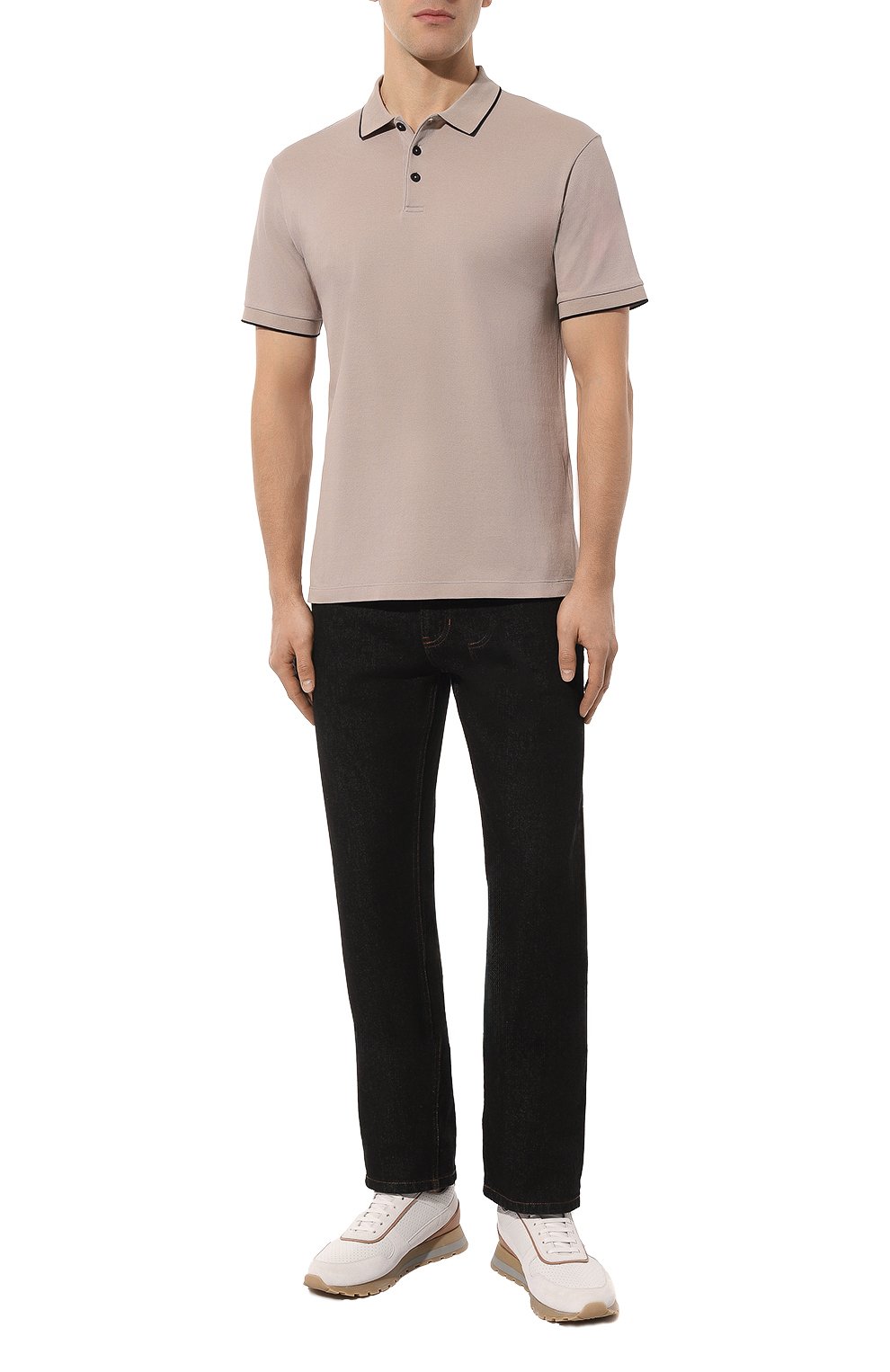 Хлопковое поло GIORGIO ARMANI, арт. 3KSF75/SJMZZ, фото 2