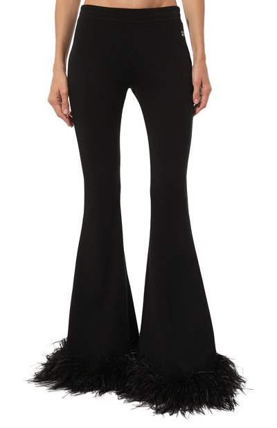 Хлопковые брюки с отделкой перьями GIUSEPPE DI MORABITO, арт. 02PSPA095P 02294, фото 3