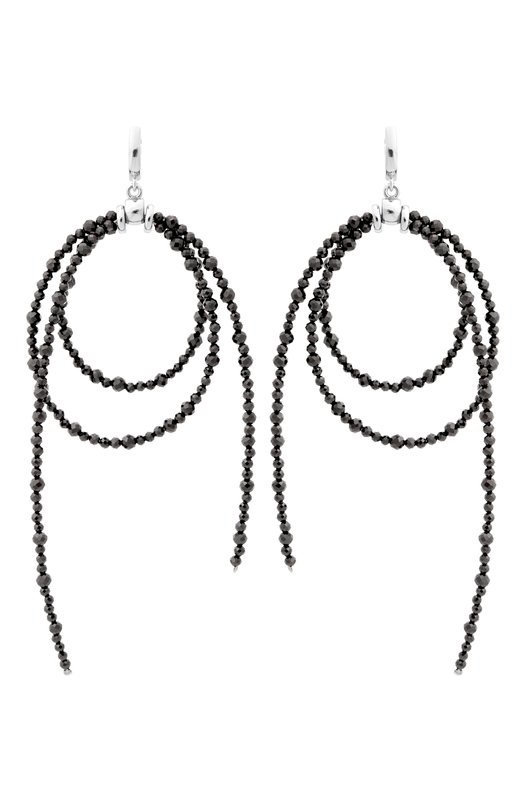 Серьги Obsidian Rose Bluejay BEA-OR Чёрный BEA-OR