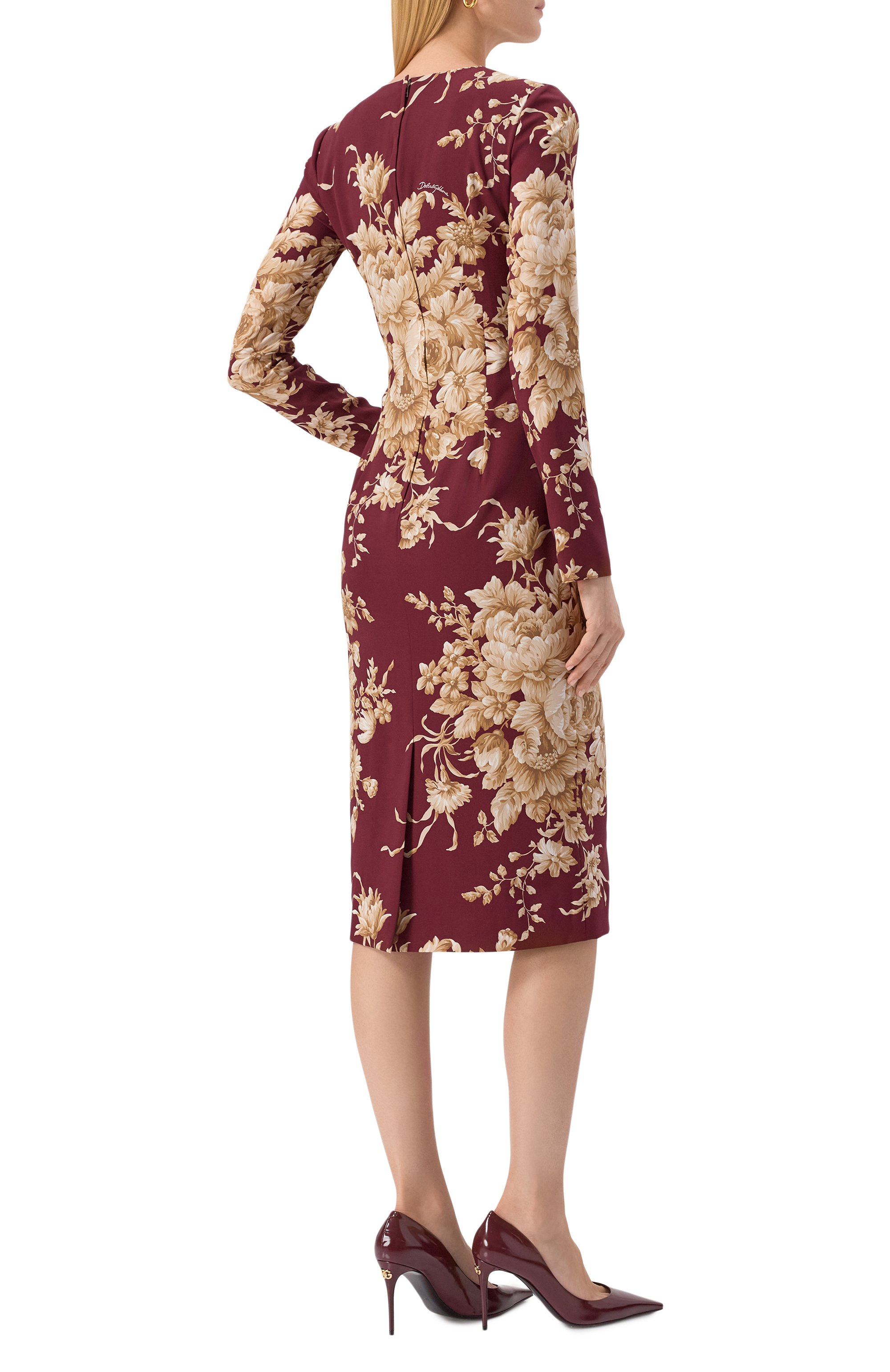 Шелковое платье DOLCE & GABBANA, арт. F6GAVT/FSA7Y, фото 3