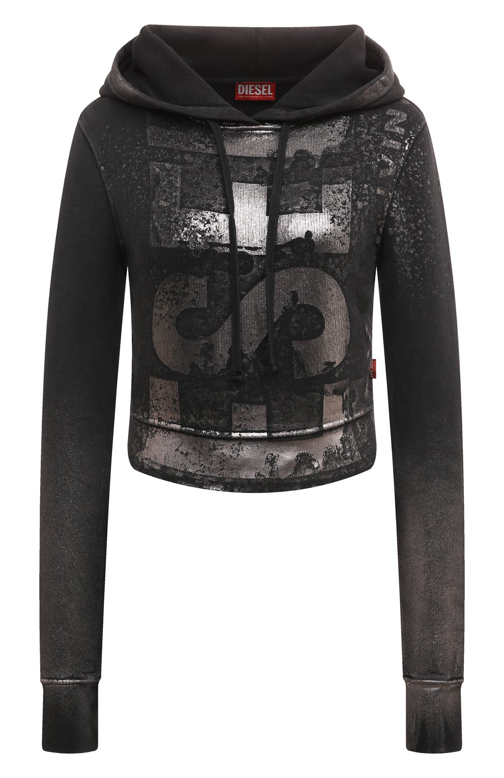 Хлопковое худи DIESEL, арт. A14969/0AJEA, фото 1
