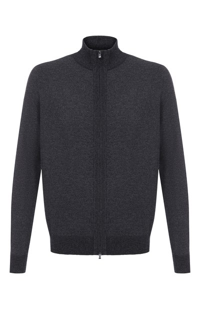 Мужской кардиган из шерсти и хлопка BOSS, арт. 50549950