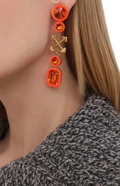 Серьги OFF-WHITE, арт. 0W0D068F20MET0012020, фото 4