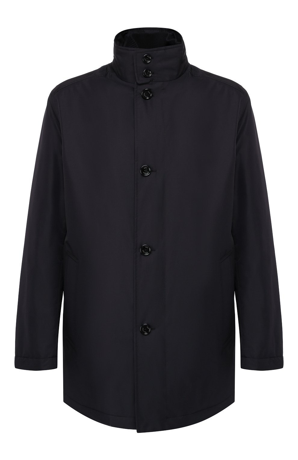 Плащ BOSS темно-синего цвета по цене 46950 руб., арт. 50419062, фото 1 Плащ BOSS, арт. 50419062, фото 1