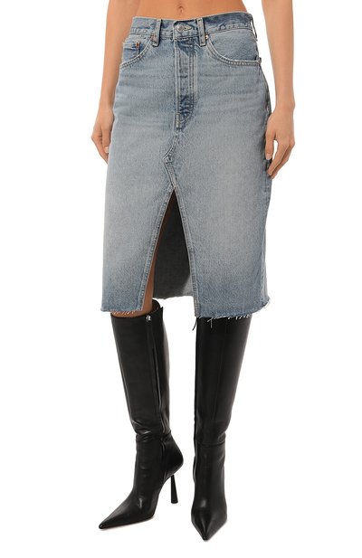 Джинсовая юбка RE/DONE, арт. 141-05WMDNSKT/A, фото 3