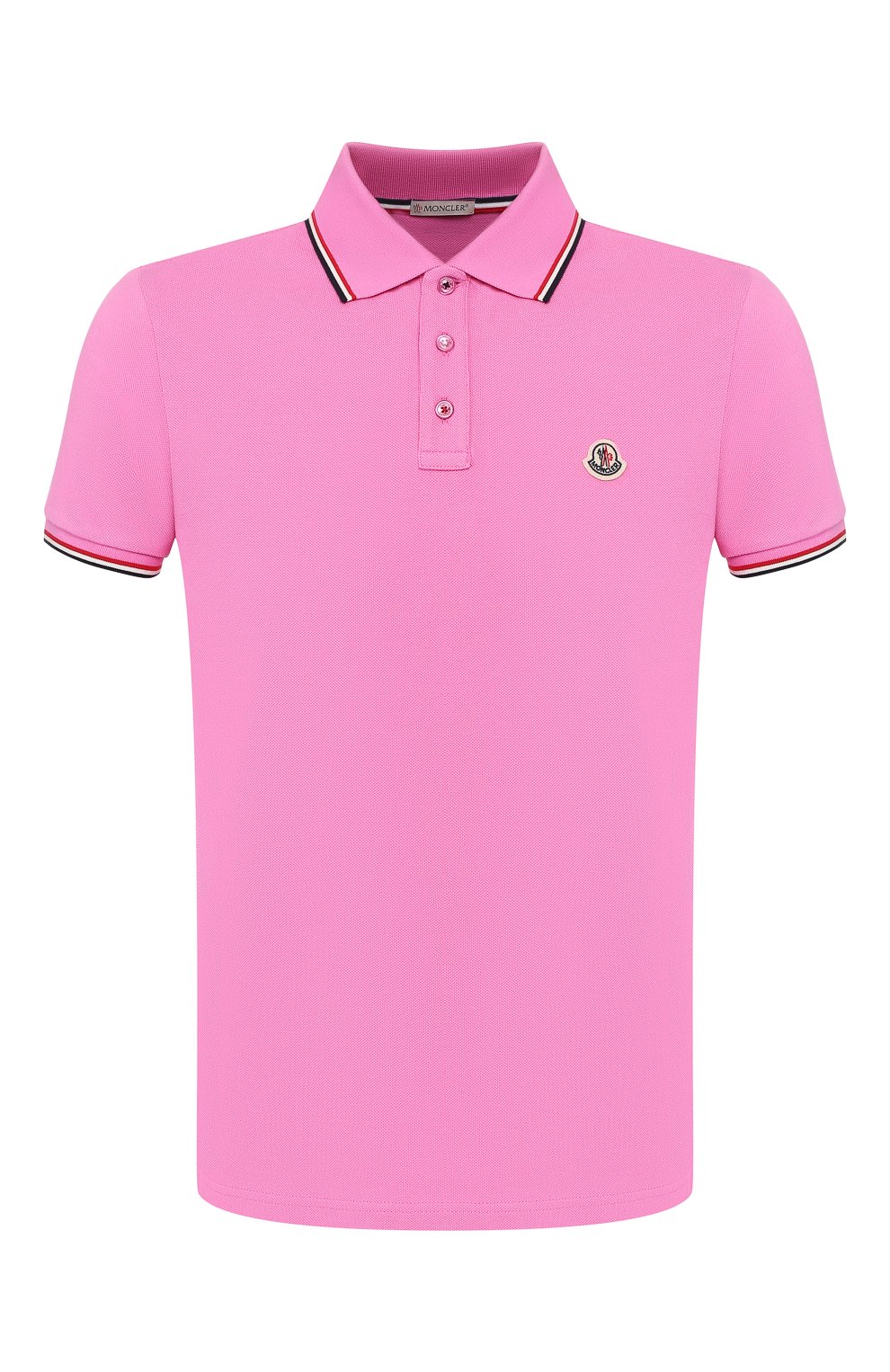 Хлопковое поло MONCLER, арт. E1-091-83456-00-84556, фото 1