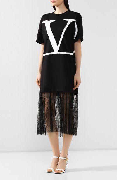 Хлопковое платье VALENTINO, арт. TB3MJ00Z589, фото 3