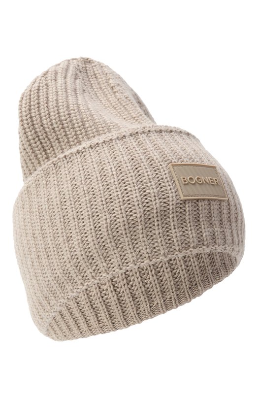 Шапка из шерсти и вискозы Bogner 91736087 Бежевый 91736087