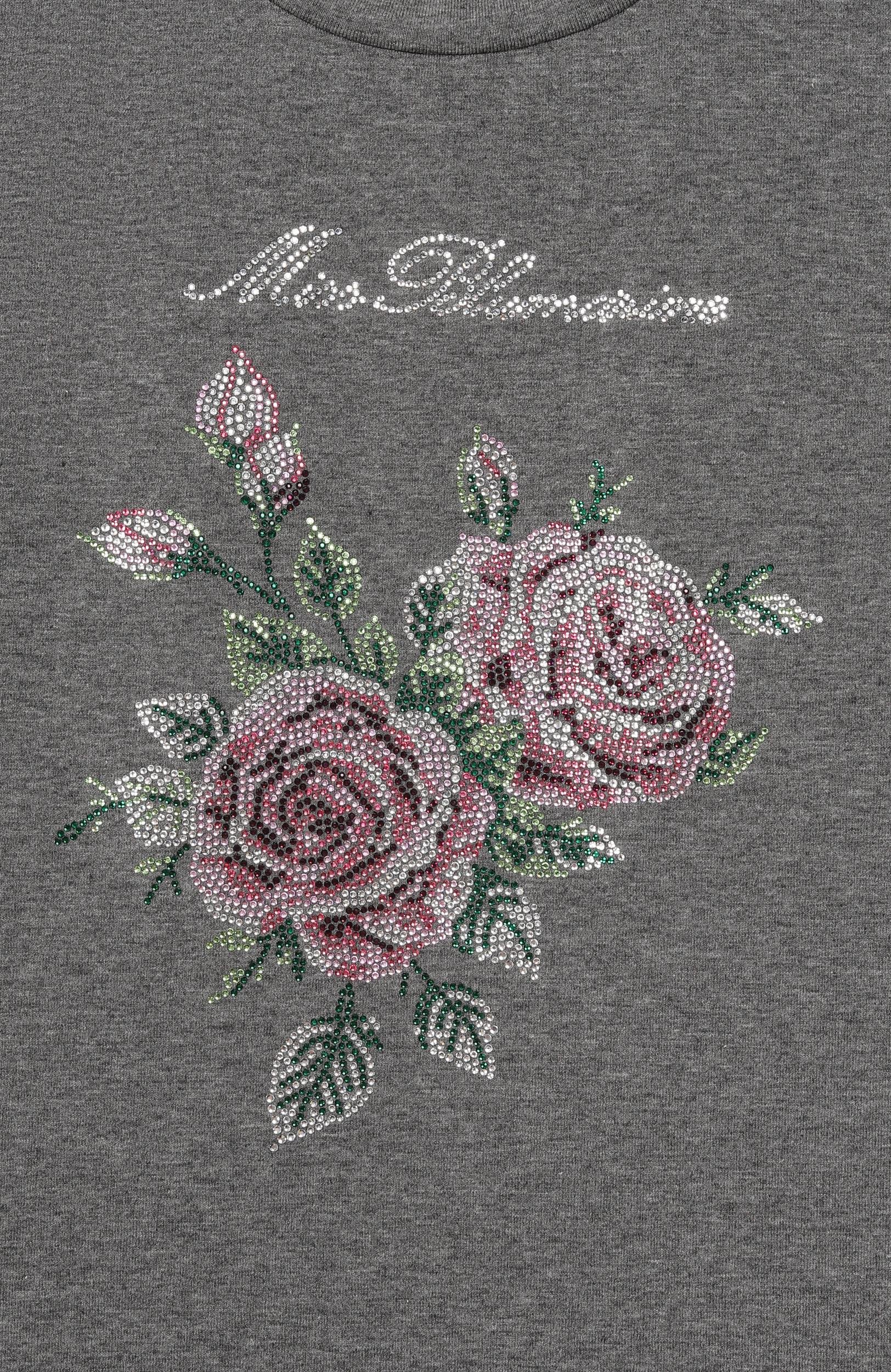 Хлопковая футболка BLUMARINE, арт. BFTS0420/JF031_001, фото 3