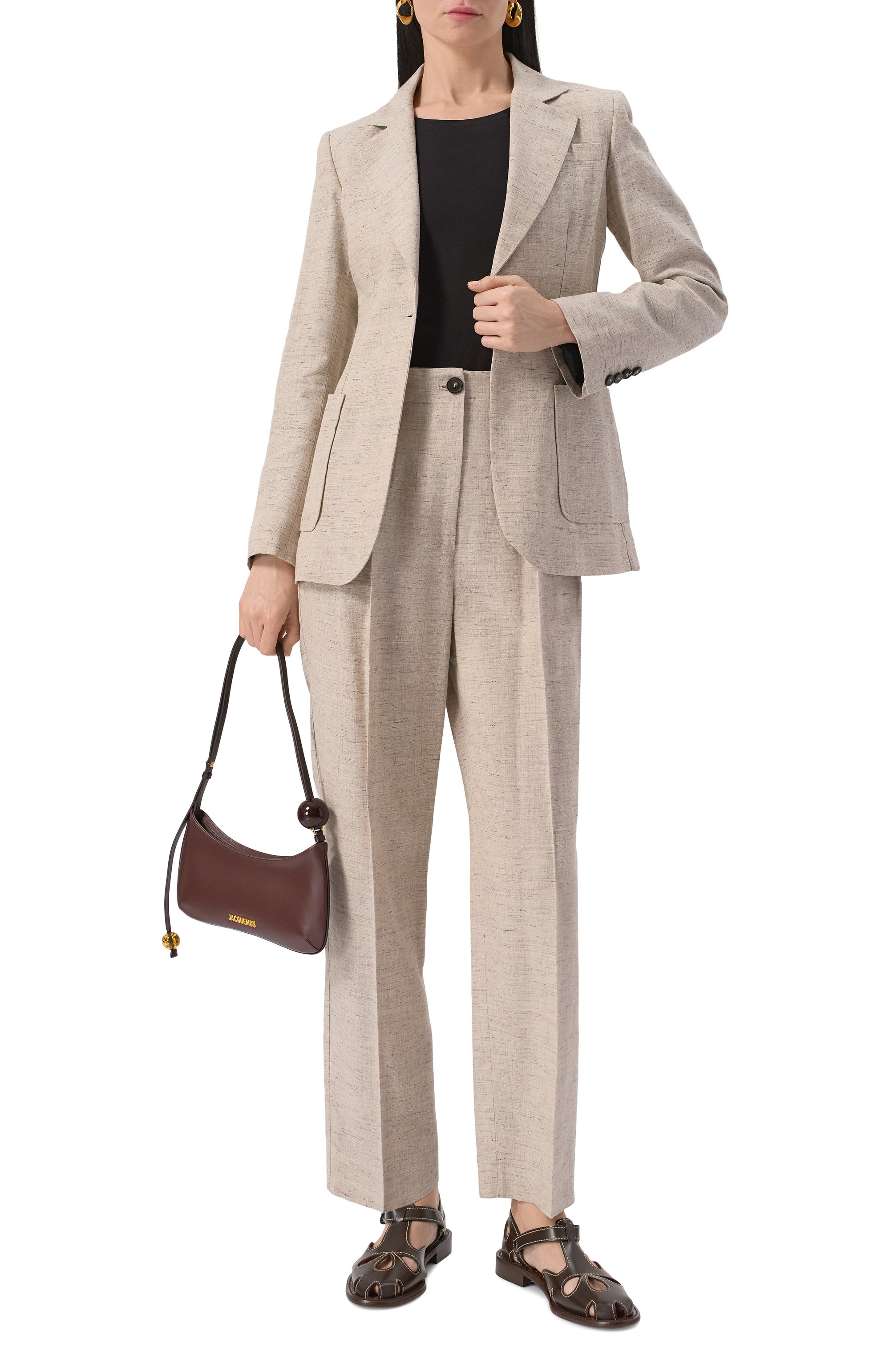 Брюки из вискозы и льна ERIKA CAVALLINI, арт. P5S002, фото 2