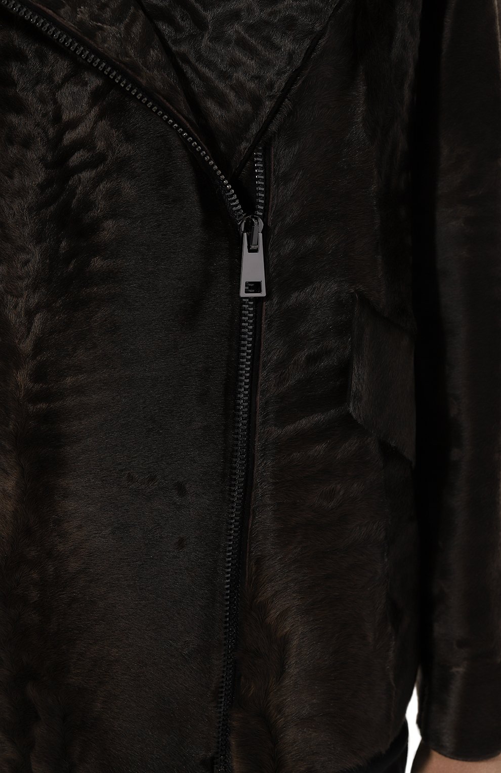 Шуба из каракульчи VICTORIA KUSENKOVA коричневого цвета по цене 1463000 руб., арт. 767100004603, фото 5 Шуба из каракульчи VICTORIA KUSENKOVA, арт. 767100004603, фото 5