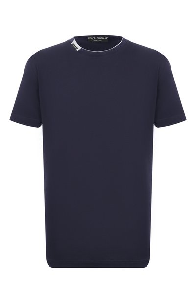 Мужская хлопковая футболка DOLCE & GABBANA, арт. G8TW5T/FU7EQ