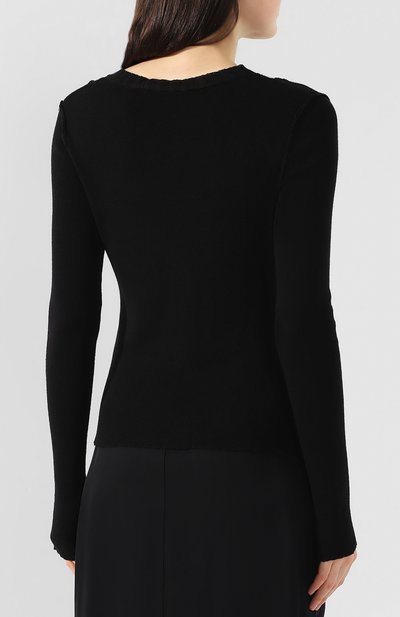 Пуловер из хлопка и кашемира ANN DEMEULEMEESTER, арт. 1901-2600-P-252-099, фото 4