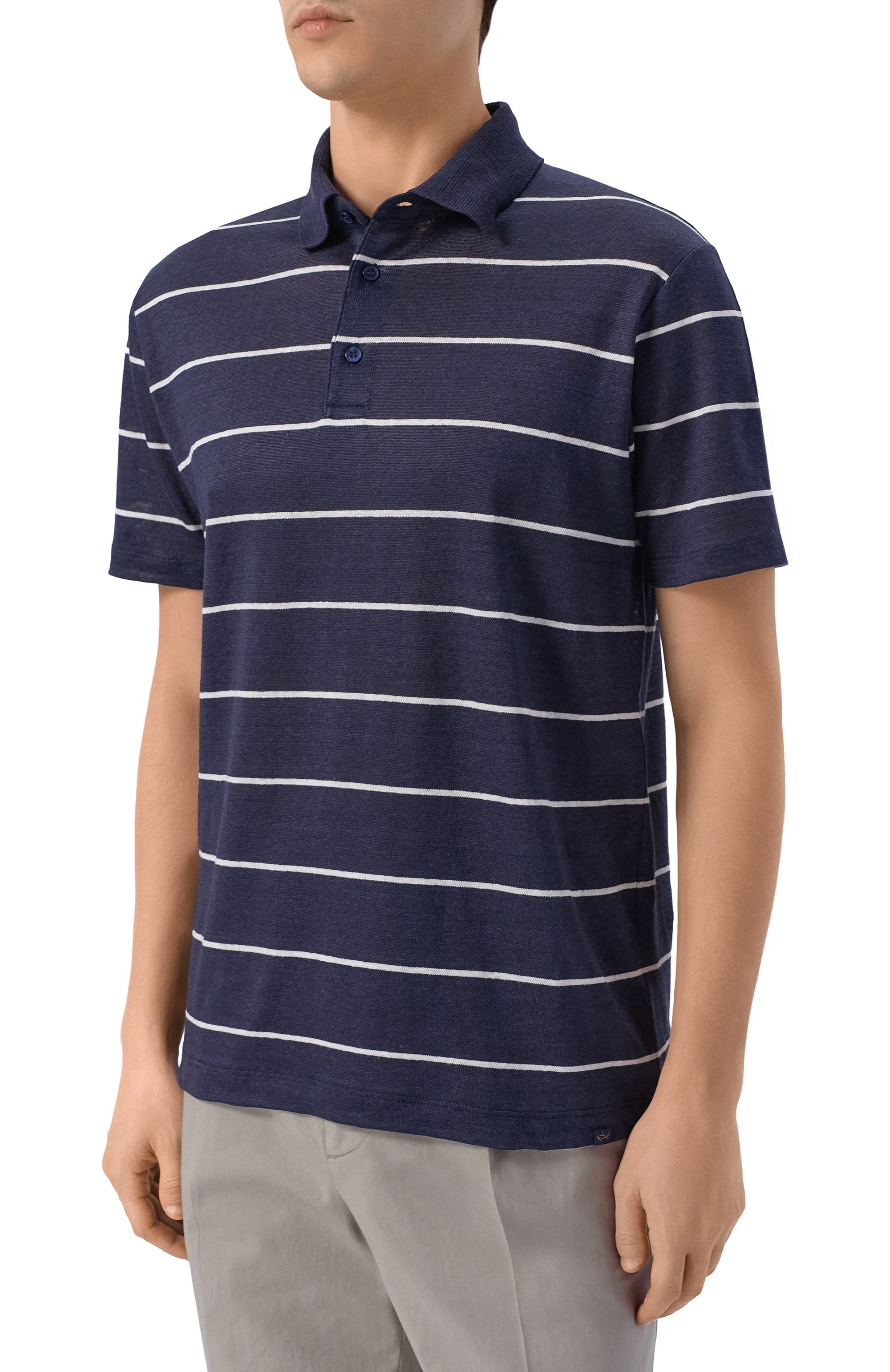 Льняное поло PAUL&SHARK, арт. 26411201, фото 3