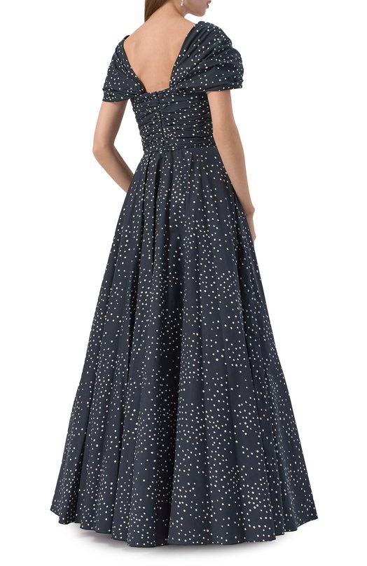 Хлопковое платье Giambattista Valli 25FWPVTE5144/55PRI Чёрный  25FWPVTE5144/55PRI Фото 4