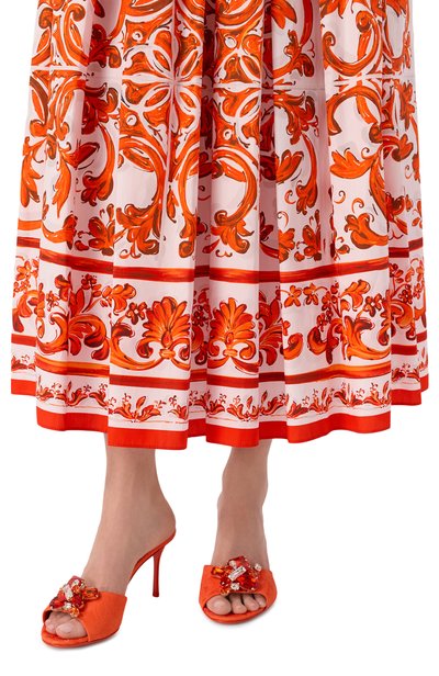 Текстильные мюли keira 75 DOLCE & GABBANA, арт. CR1958/A9AA2, фото 2