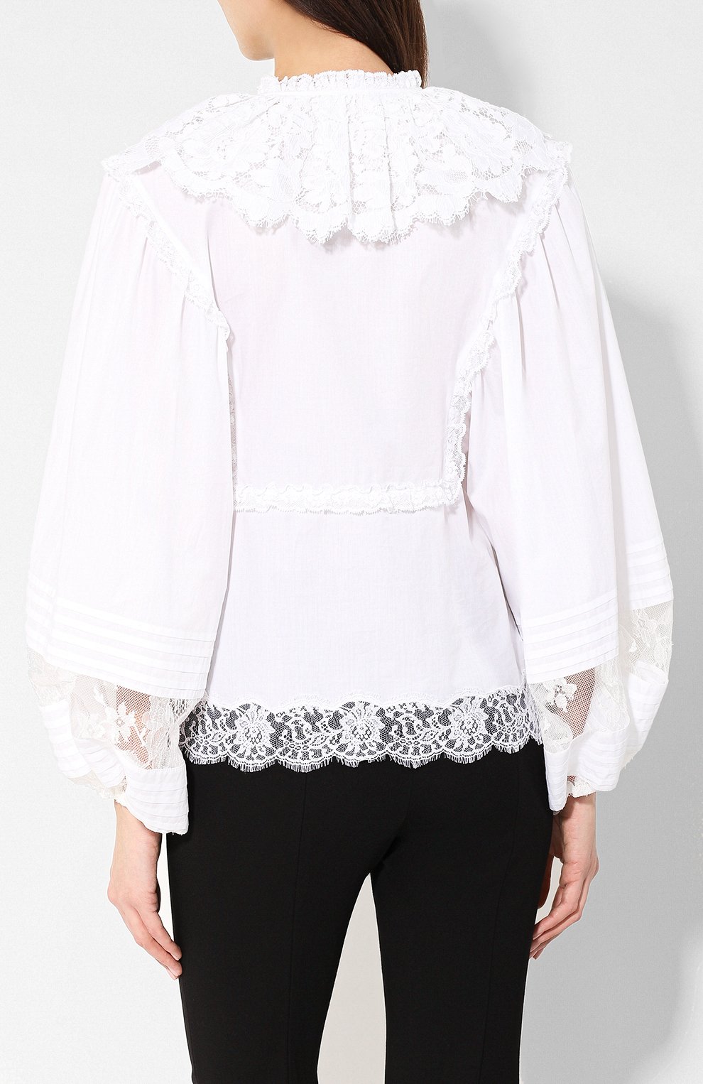 Хлопковая блузка DOLCE & GABBANA, арт. F5K16T/FU5K9, фото 4
