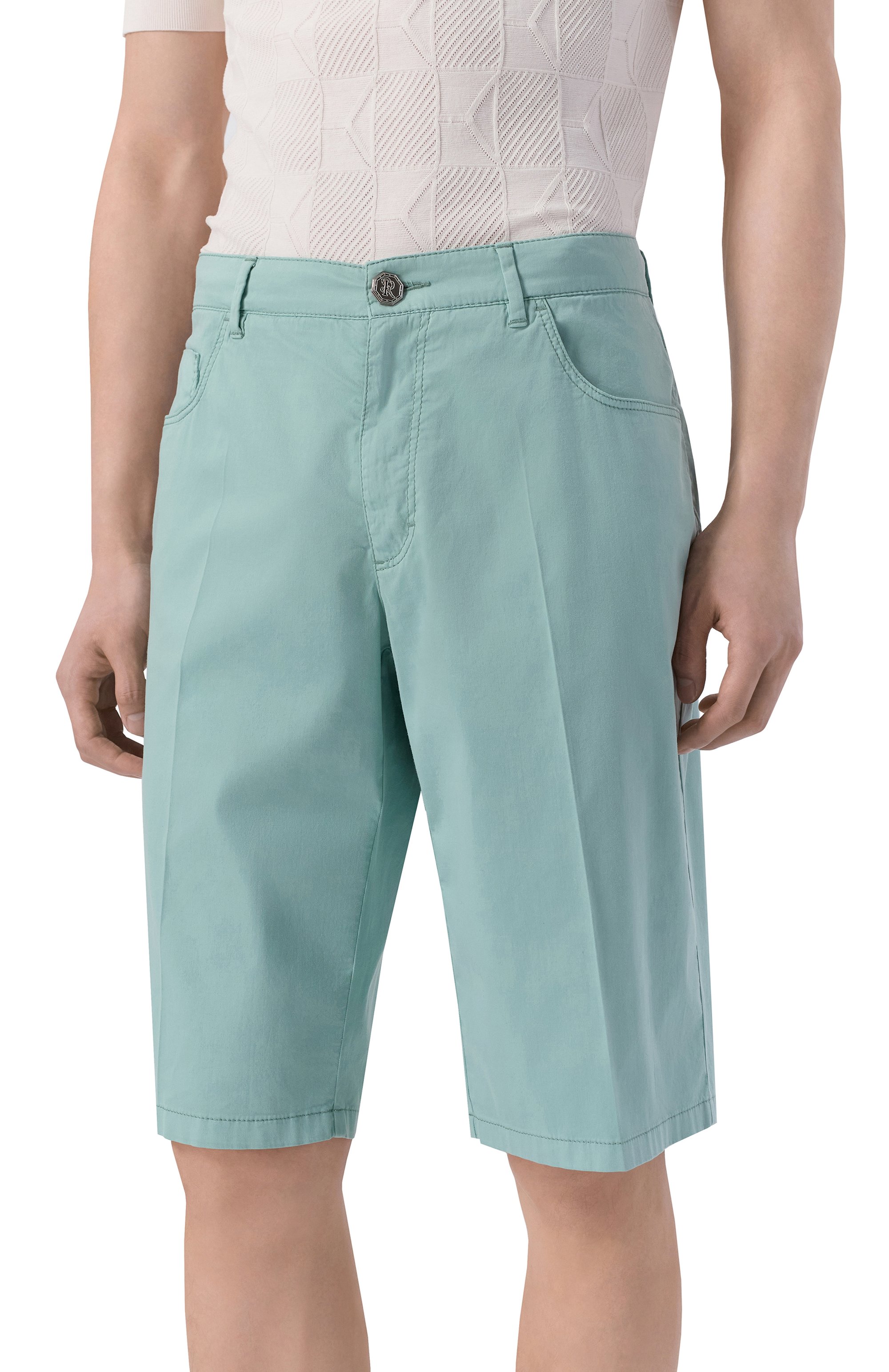 Шорты из хлопка и шелка STEFANO RICCI, арт. M8T6100081/TFANT, фото 3