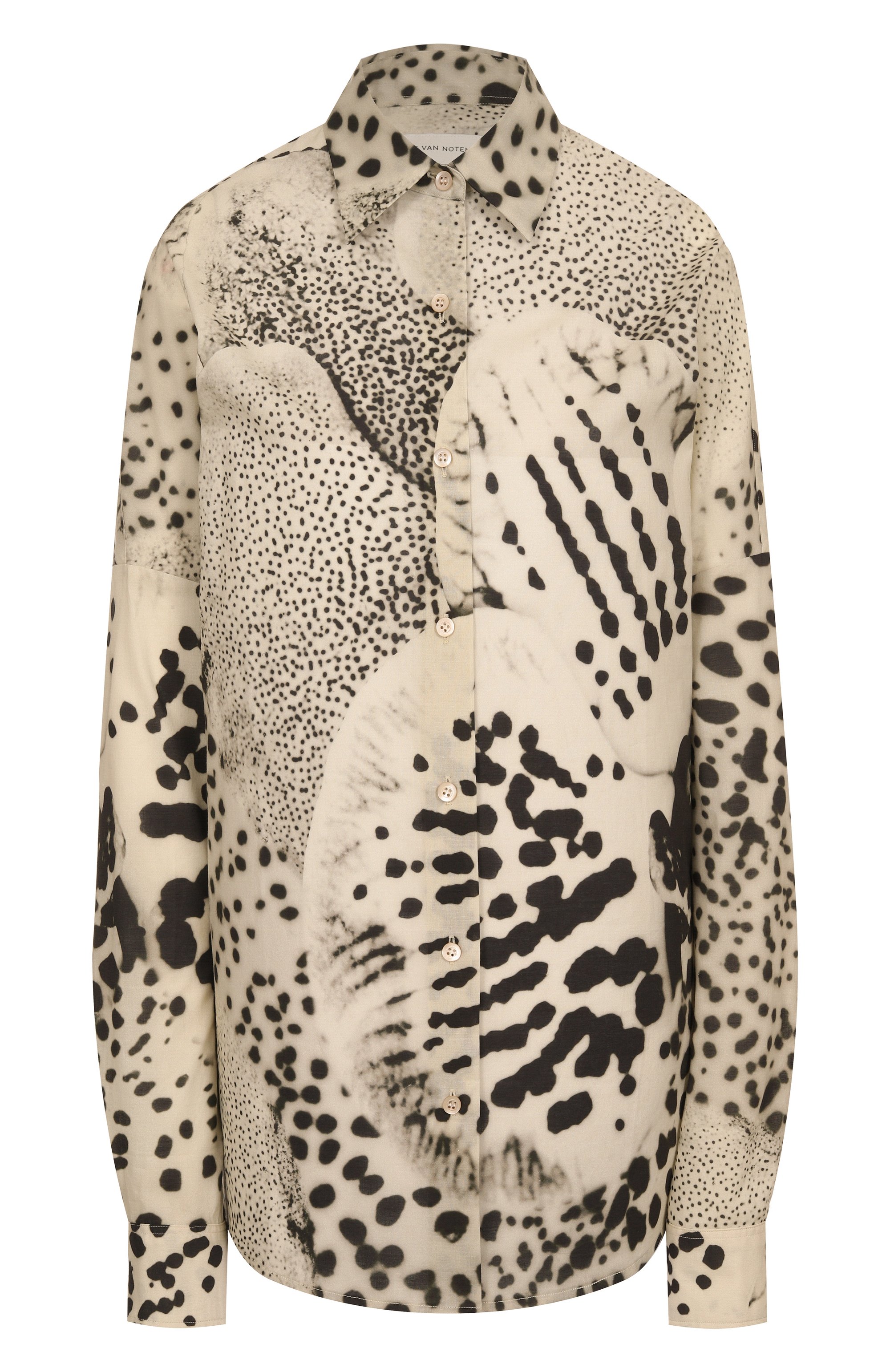 Хлопковая рубашка DRIES VAN NOTEN, арт. 251-010700-1110, фото 1