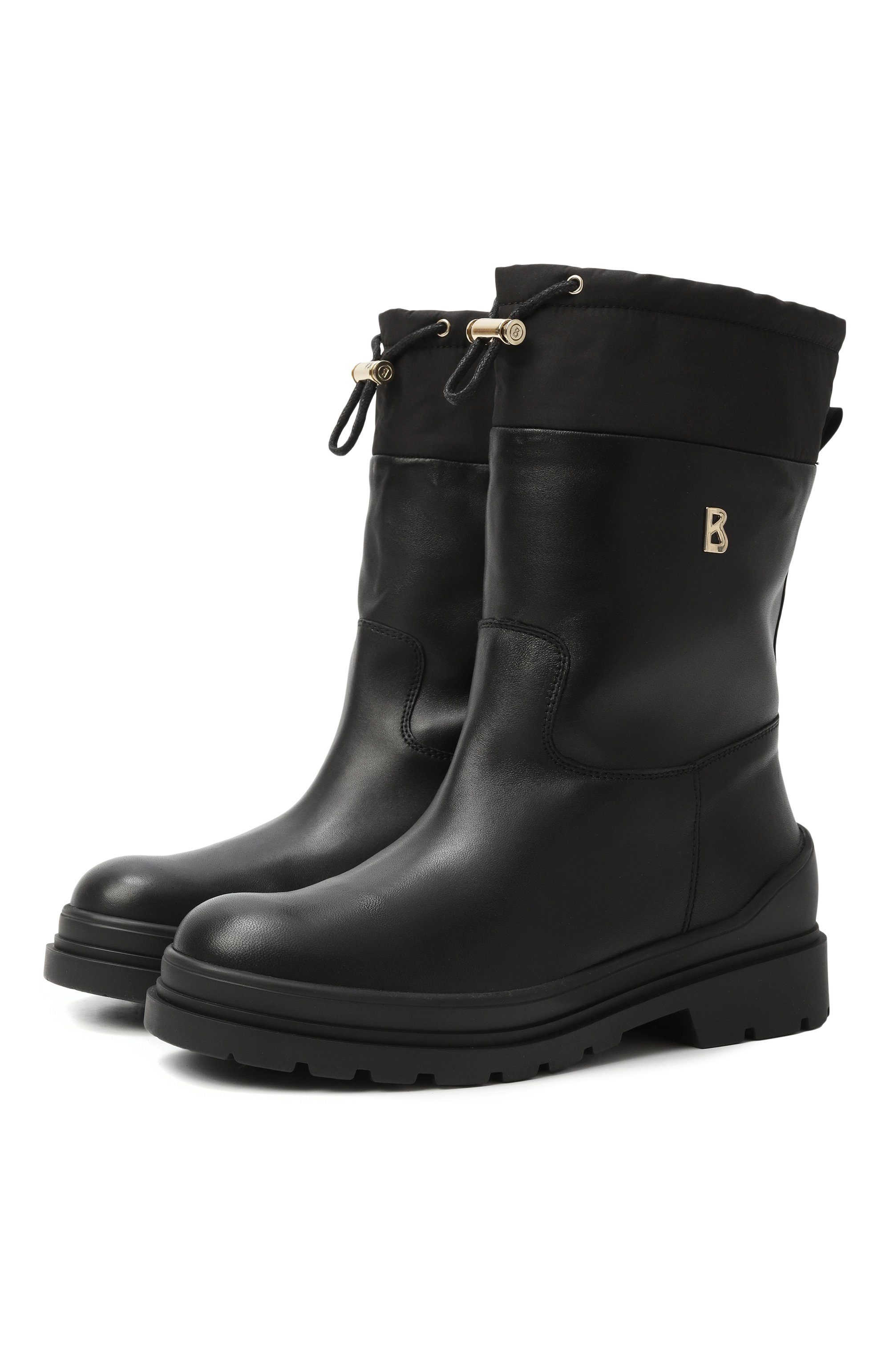 Кожаные полусапоги st. moritz BOGNER черного цвета по цене 59450 руб., арт. 22546583, фото 1 Кожаные полусапоги st. moritz BOGNER, арт. 22546583, фото 1