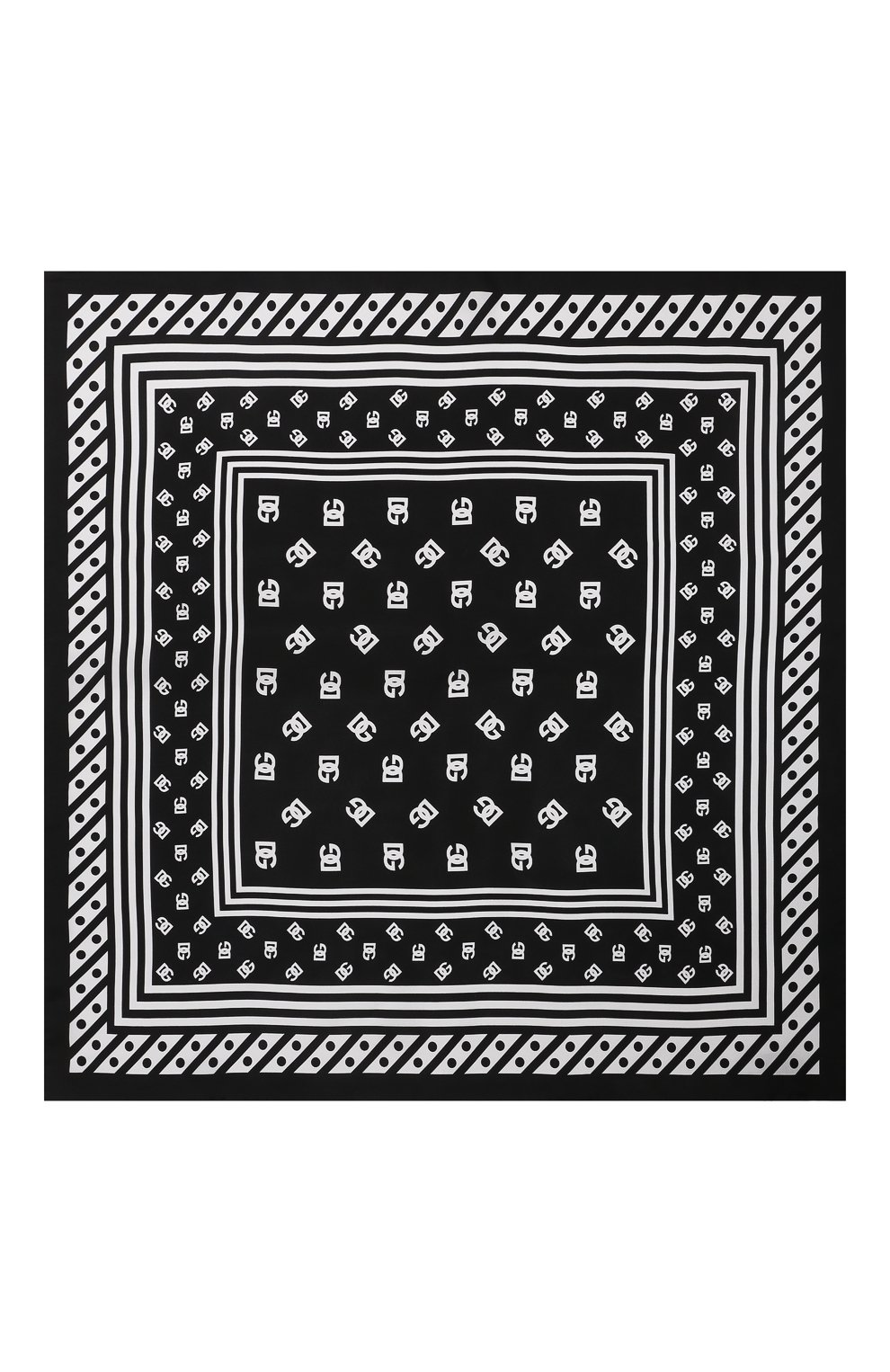 Шелковый платок DOLCE & GABBANA, арт. FN092R/GDB7Z, фото 5