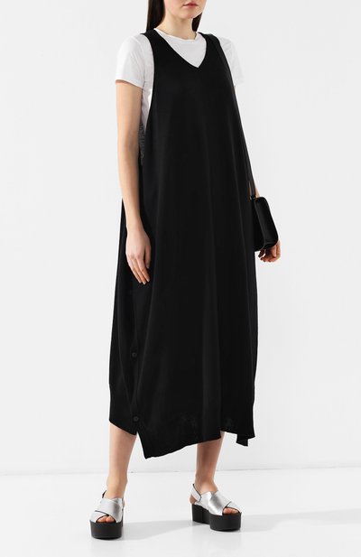 Платье свободного кроя YOHJI YAMAMOTO, арт. YZ-K81-545, фото 2
