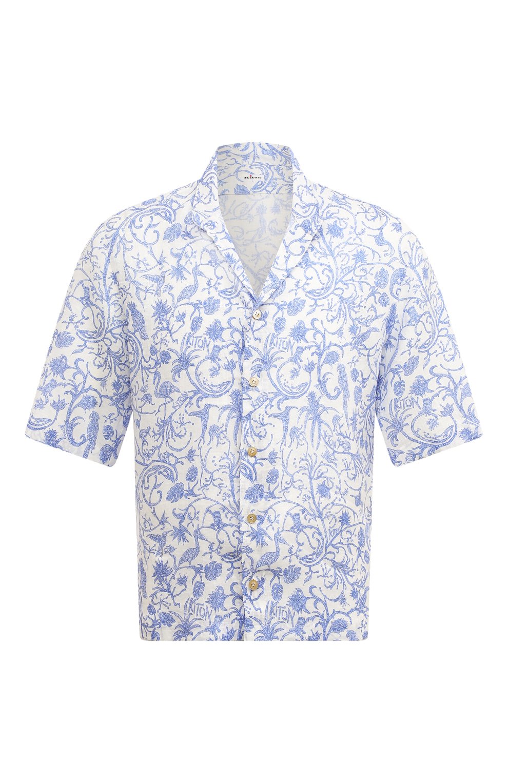 Льняная рубашка KITON, арт. UMC024H08902, фото 1