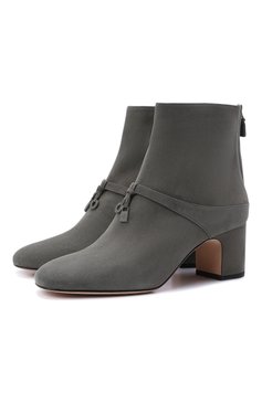 Замшевые ботильоны maxi charms LORO PIANA, арт. FAL7747, фото 1