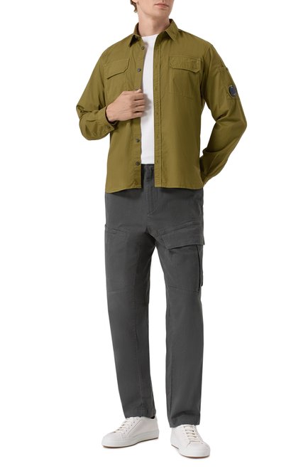 Мужские хлопковые брюки-карго C.P. COMPANY, арт. 19CMPA067A005529G