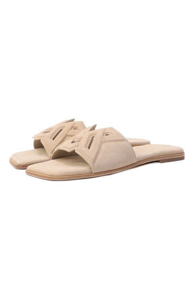 Женские замшевые шлепанцы VIC MATIE, арт. 1G3770DKG42H010301