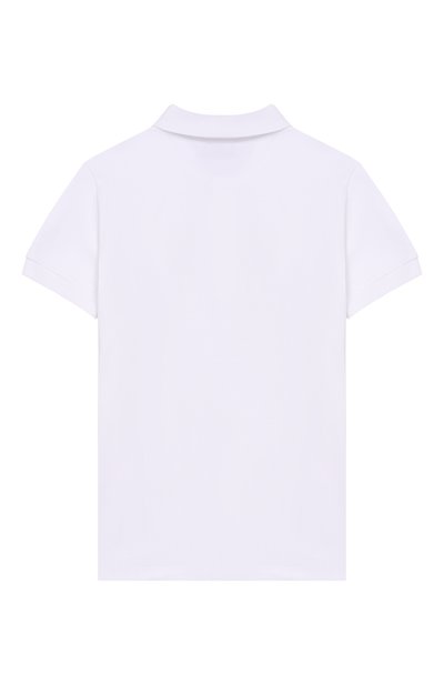 Хлопковое поло MOSCHINO белого цвета по цене 13600 руб., арт. HSM03Y/LFA09, фото 2 Хлопковое поло MOSCHINO, арт. HSM03Y/LFA09, фото 2