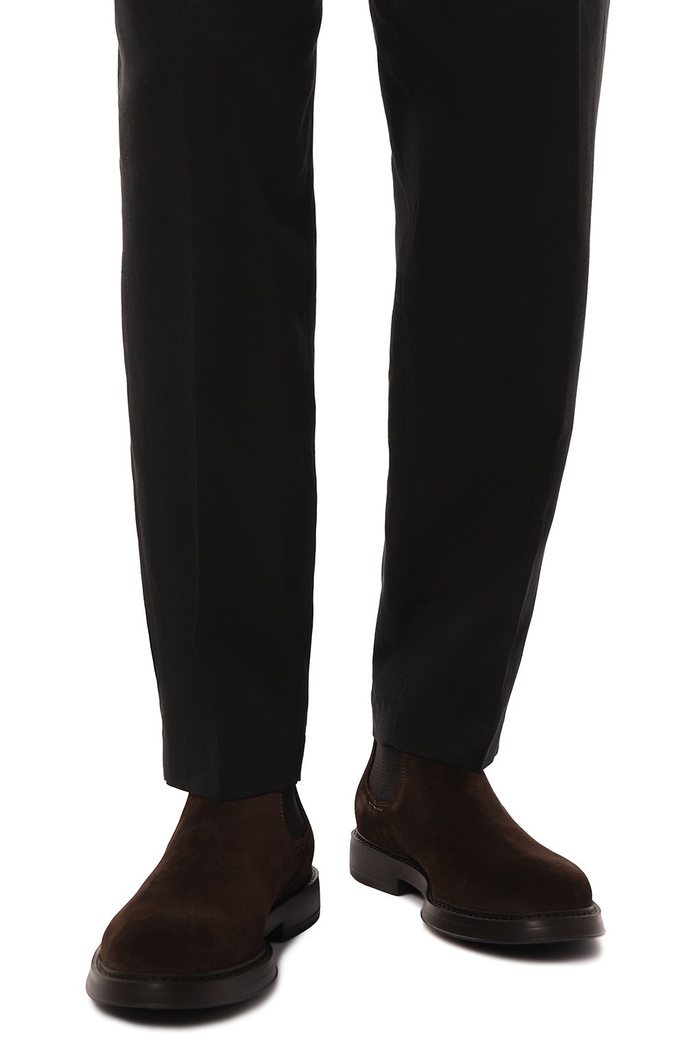 Замшевые челси DOUCAL'S, арт. DU1384BRUXUF009T, фото 3