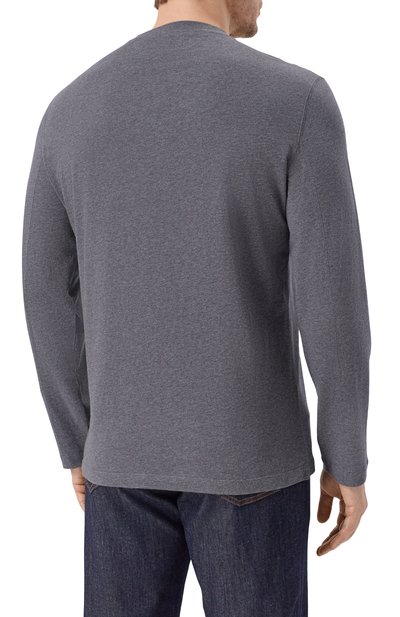 Хлопковый лонгслив BRUNELLO CUCINELLI, арт. M0B137407, фото 4