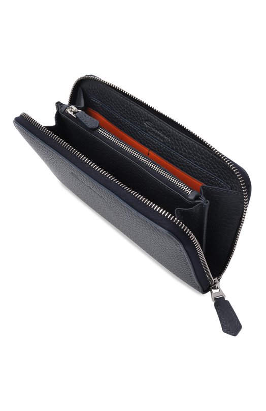 Кожаное портмоне Santoni UFPGA2372F0-AMML Синий  UFPGA2372F0-AMML Фото 3