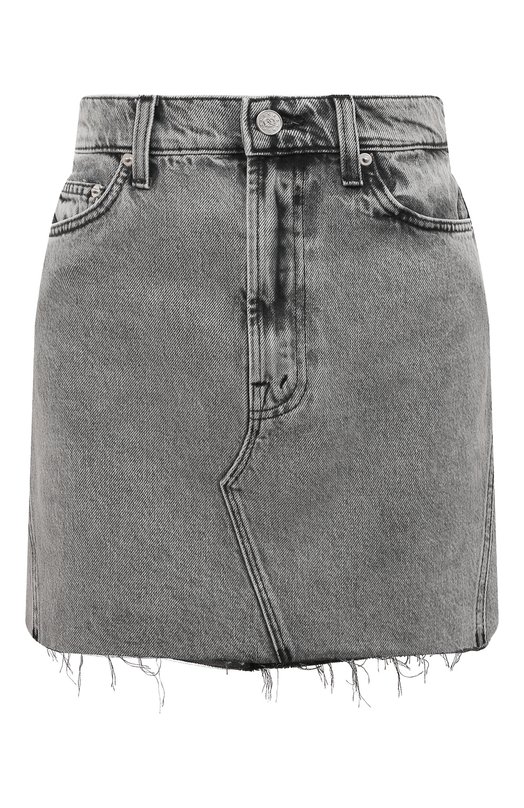 

Джинсовая юбка Mother, Серый
