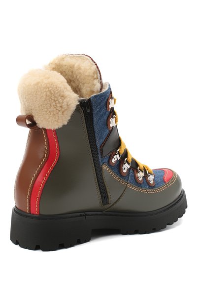 Кожаные ботинки DSQUARED2, арт. 65191/S0FTY/36-41, фото 3