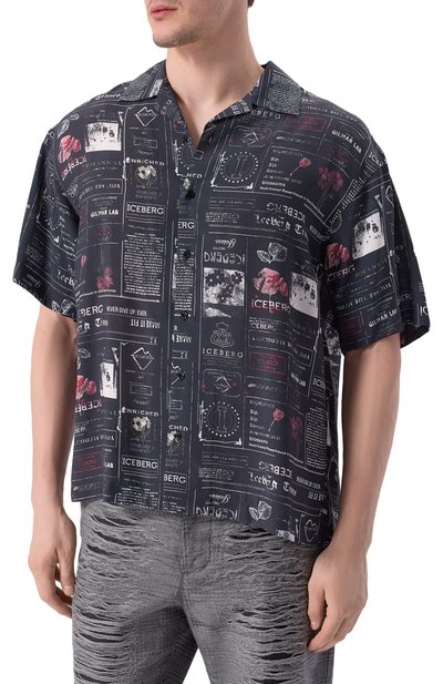 Рубашка из вискозы ICEBERG, арт. G090/5037, фото 3