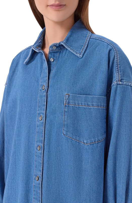 Джинсовая куртка Weekend Max Mara F0GGIA Голубой  F0GGIA Фото 5