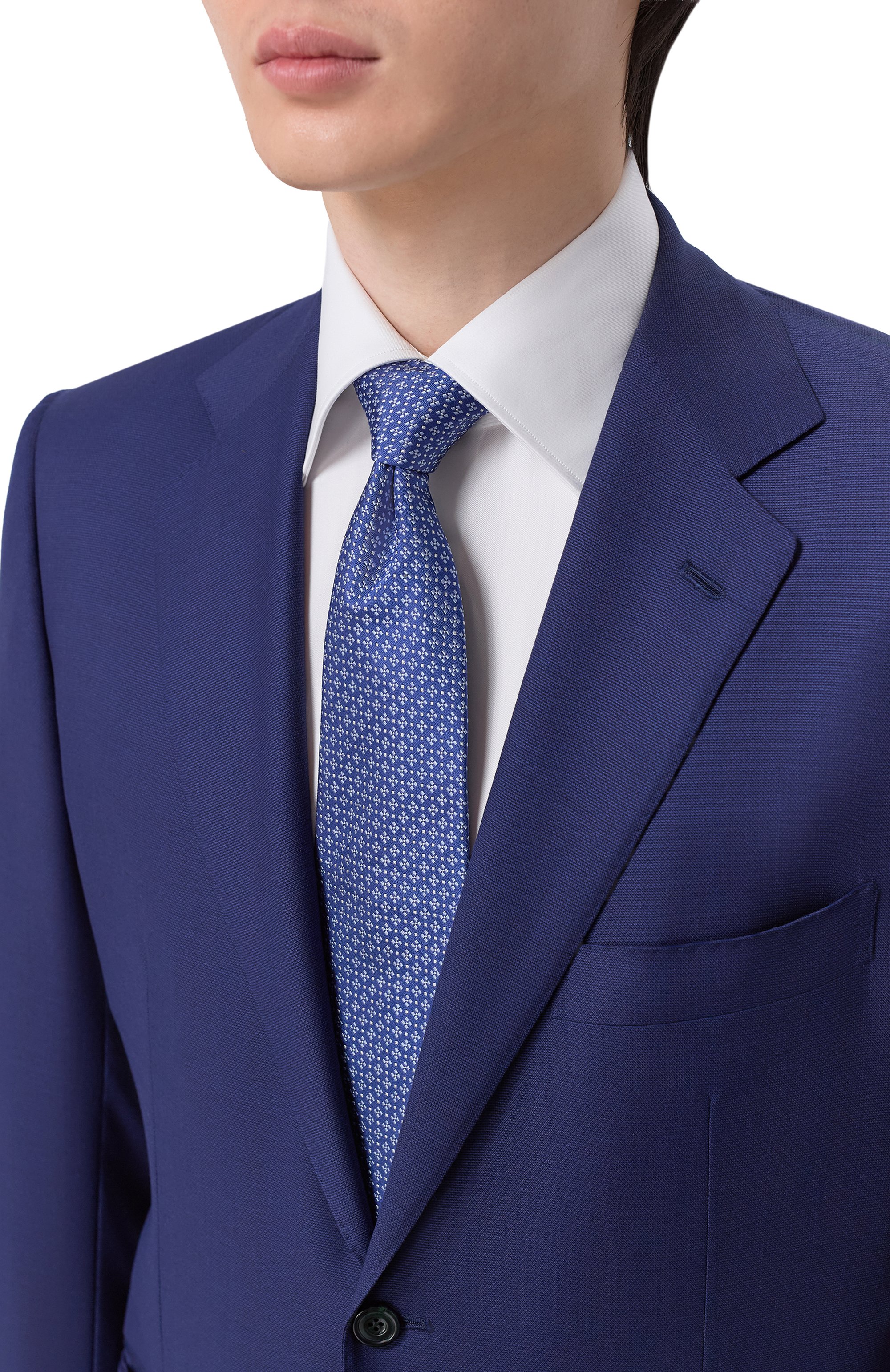 Шелковый галстук CORNELIANI, арт. 27U302/2720324, фото 2